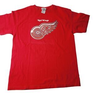 LEE SPORT Detroit Red Wings 90s Stanley Cup Era Shirt Mens Size Medium M